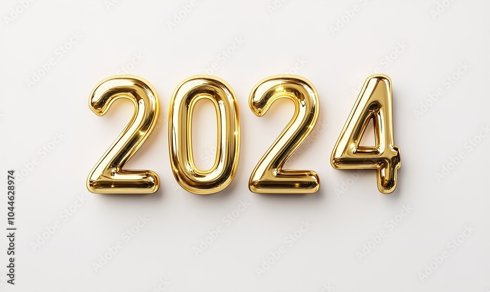 Happy new year 2025 with luxury golden thin numerals on white background. Happy new year 2025 with luxury golden thin numerals on white background.