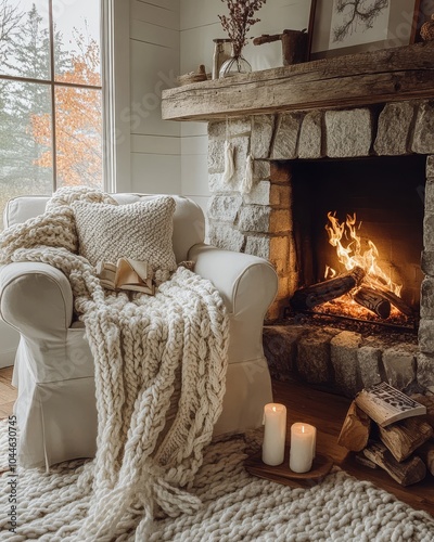 Simple pleasures personal Cozy Knitting Corner with Warmth and Relaxation
