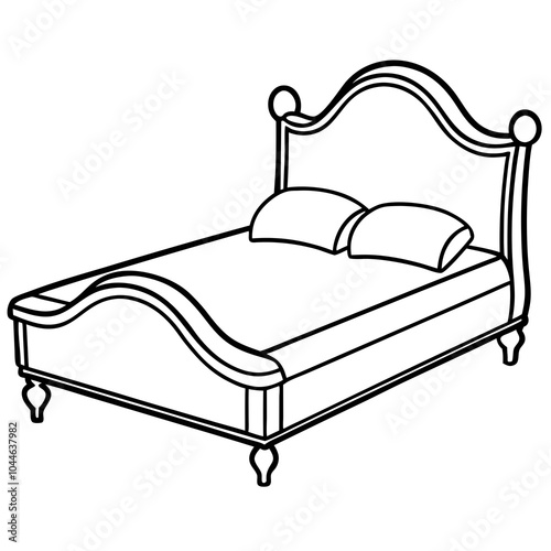 bed  vector art 