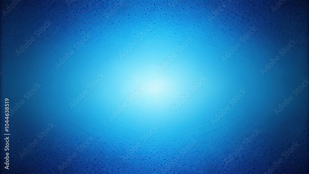 Obraz premium Symmetrical blue gradient background with grainy texture