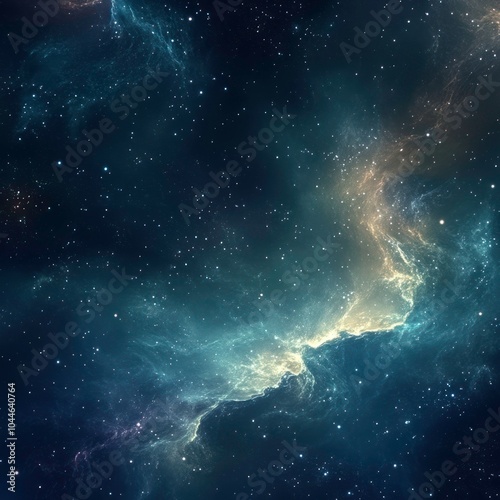 Abstract cosmic background with starry skies