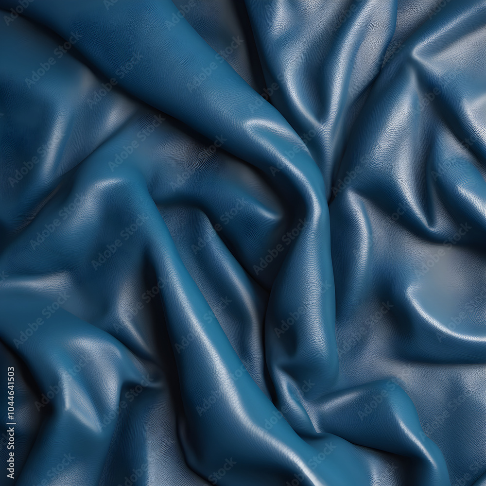 Obraz premium Blue(cyan) leather