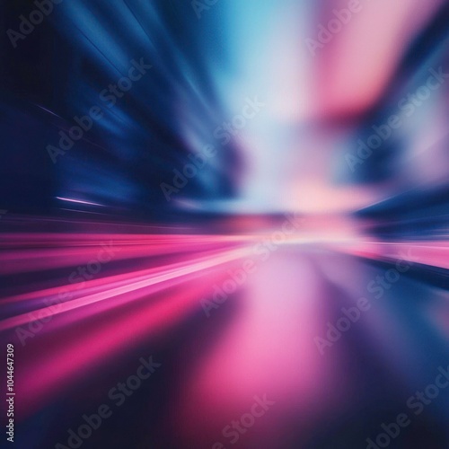 Blurred motion background with abstract shapes