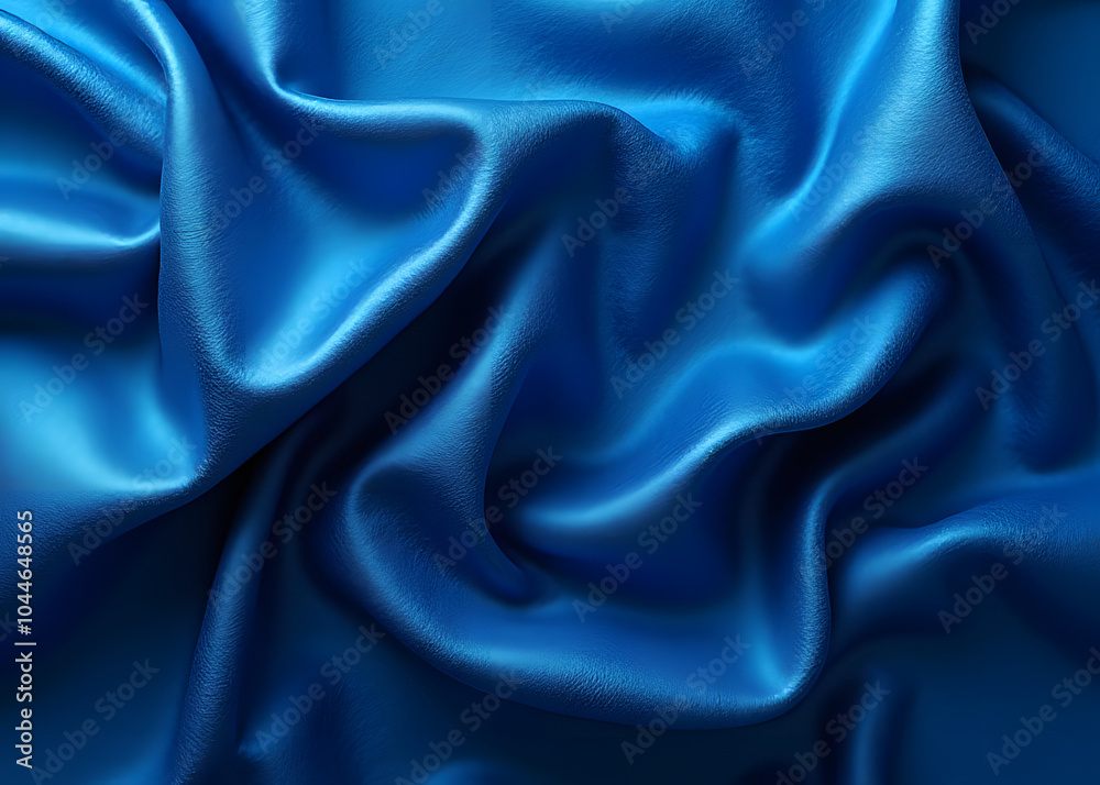 Fototapeta premium Abstract blue background luxury cloth is opulent elegance with subtle intricate patterns woven seamlessly into its sumptuous texture and design.