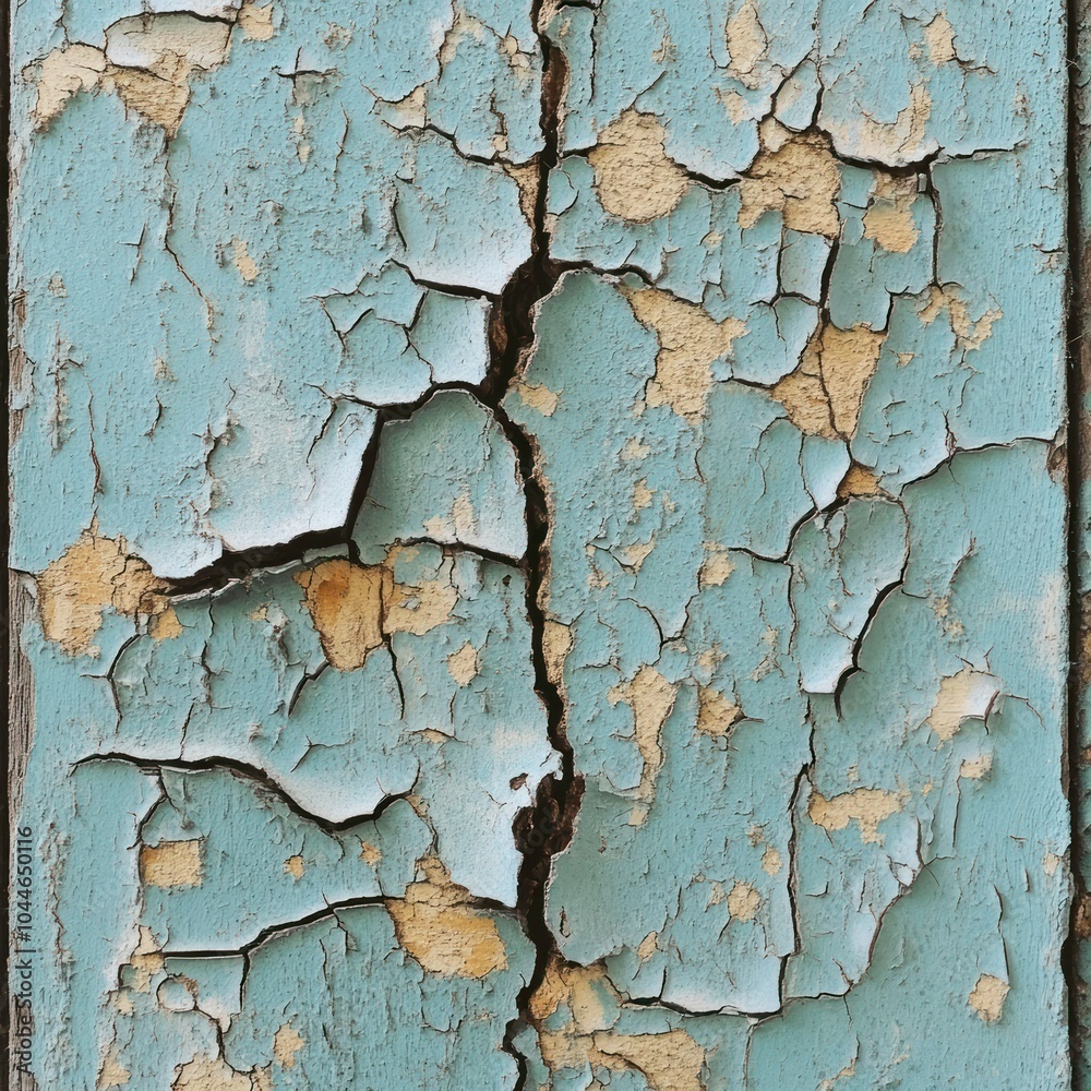 Obraz premium Cracked paint texture background with rustic style