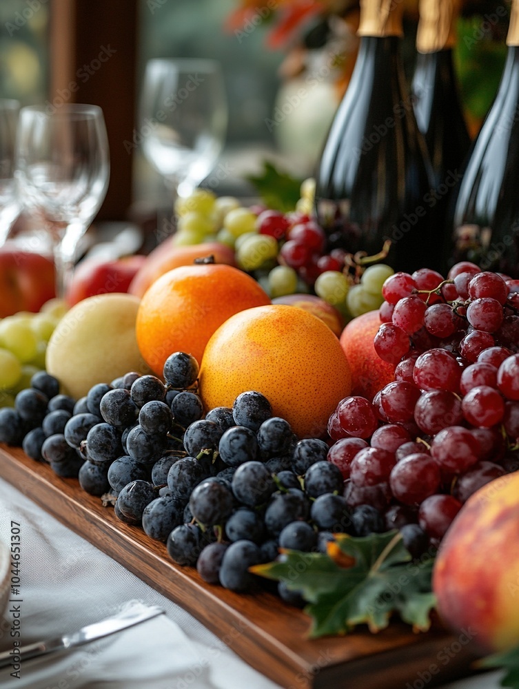 Close-up of Assorted Fruit in a Basket on Thanksgiving Close-up of Assorted Fruit in a Basket on Thanksgiving