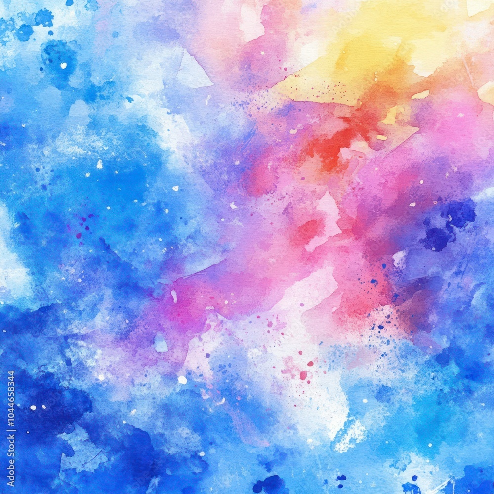 Watercolor splash background with artistic texture Watercolor splash background with artistic texture