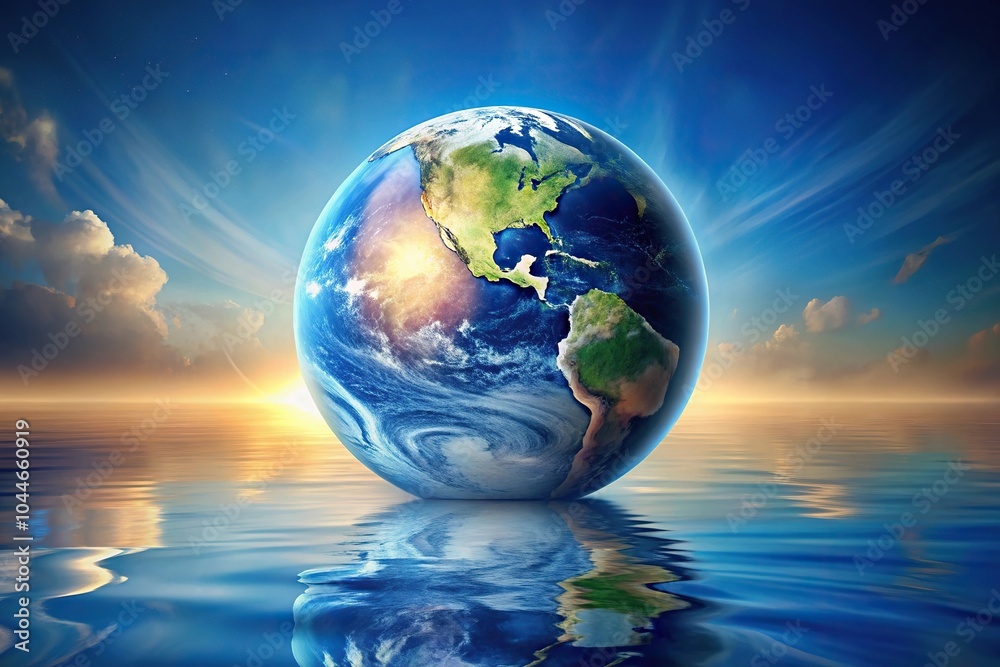 Symmetrical modern abstract earth background created by Symmetrical modern abstract earth background created by