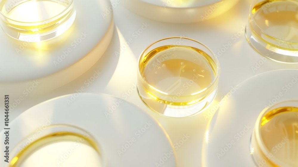 Processed collage of golden yellow oil bubbles texture. Background for banner, backdrop or texture for 3D mapping Processed collage of golden yellow oil bubbles texture. Background for banner, backdrop or texture for 3D mapping