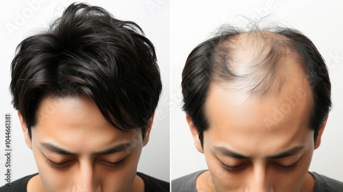 「スカルプトーク - 時空を超えた頭皮の対比」