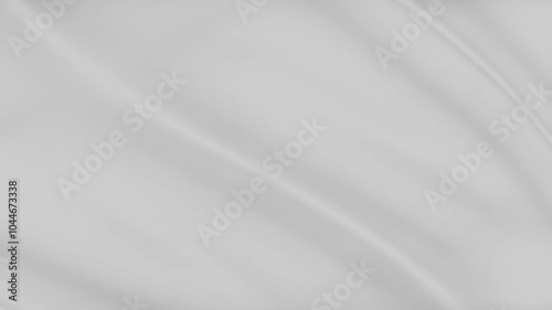 4K Flag White Realistic Waving Wind video