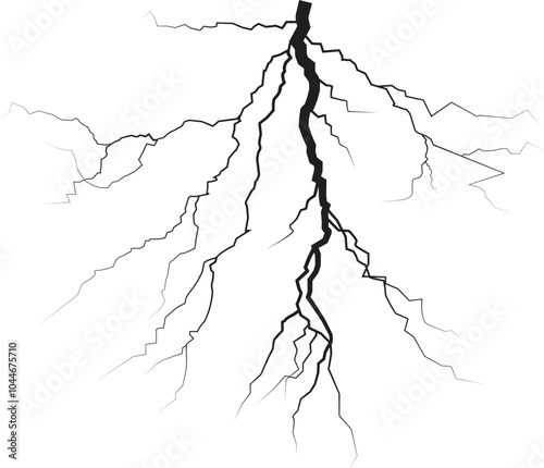 Lightning Flash Silhouette Transparent Background