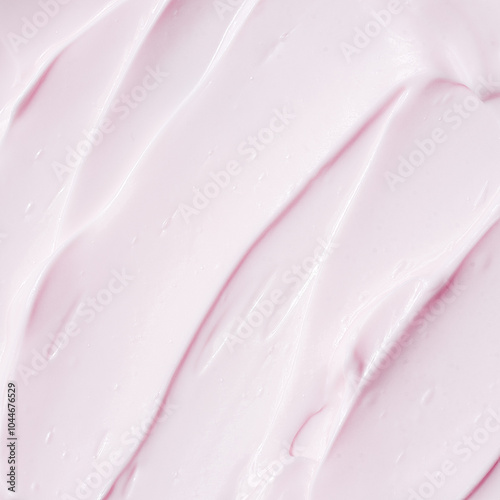 Natural cosmetic cream texture