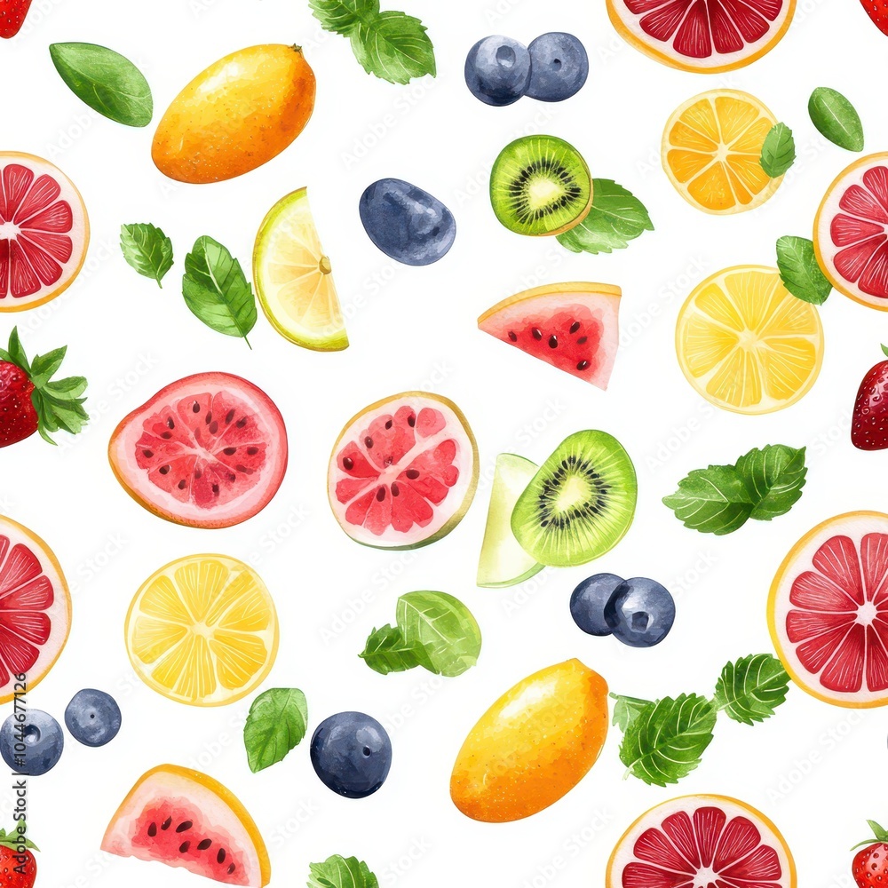 Assorted Fruits in Soft Natural Light, Showcasing Vibrant Colors and Freshness in a Beautiful Arrangement Assorted Fruits in Soft Natural Light, Showcasing Vibrant Colors and Freshness in a Beautiful Arrangement