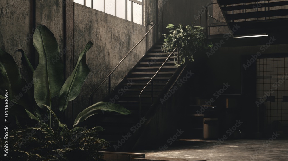 Naklejka premium Urban Staging with Detailed Textures and Backgrounds