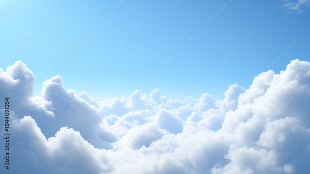 Soft Focus Sky with Gentle Lighting and Clouds Soft Focus Sky with Gentle Lighting and Clouds