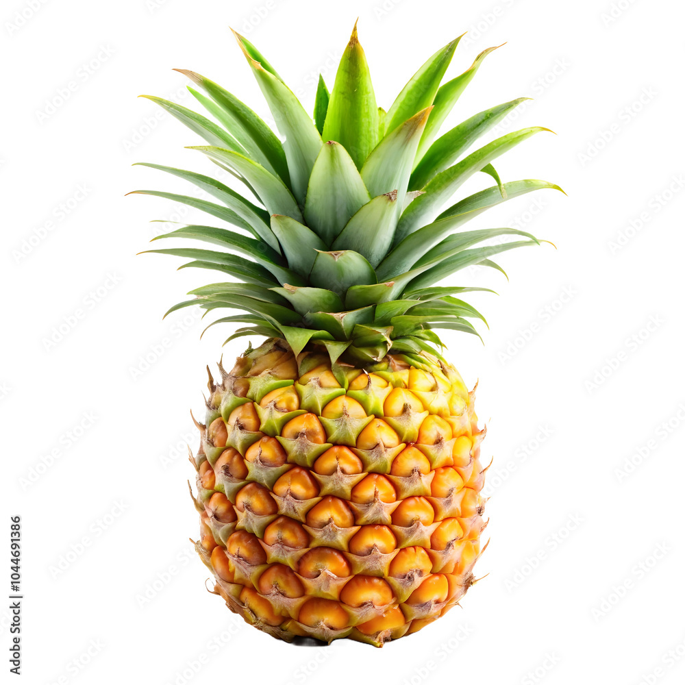 Fototapeta premium pineapple on white background