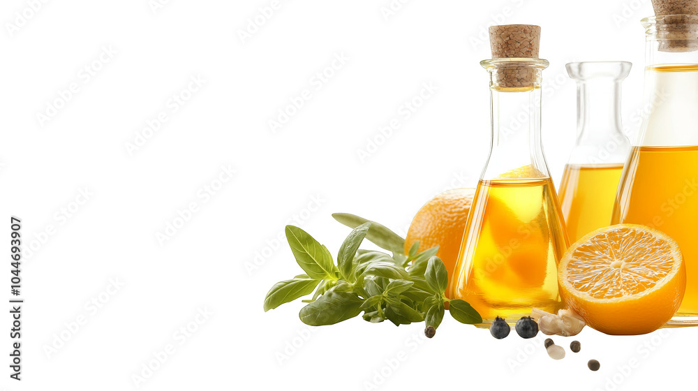Two bottles of freshly squeezed orange juice, a burst of flavor and vitamins Two bottles of freshly squeezed orange juice, a burst of flavor and vitamins