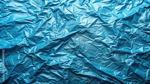Wallpaper Mural Texture of tropical blue foil with a minimalist design, wrinkled and smoothed Torontodigital.ca