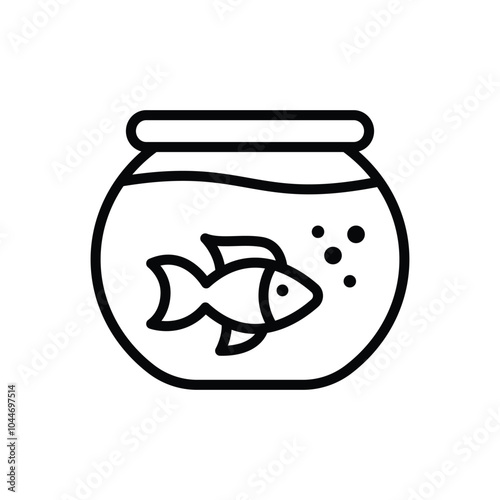 aquarium icon vector design template simple and clean