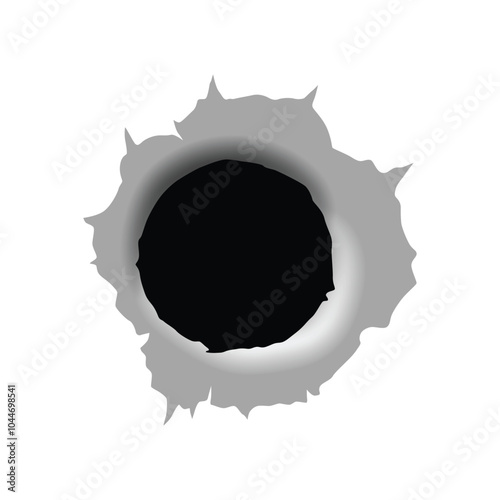 Bullet hole design for your projects