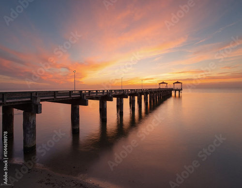 Pier at Sunset.