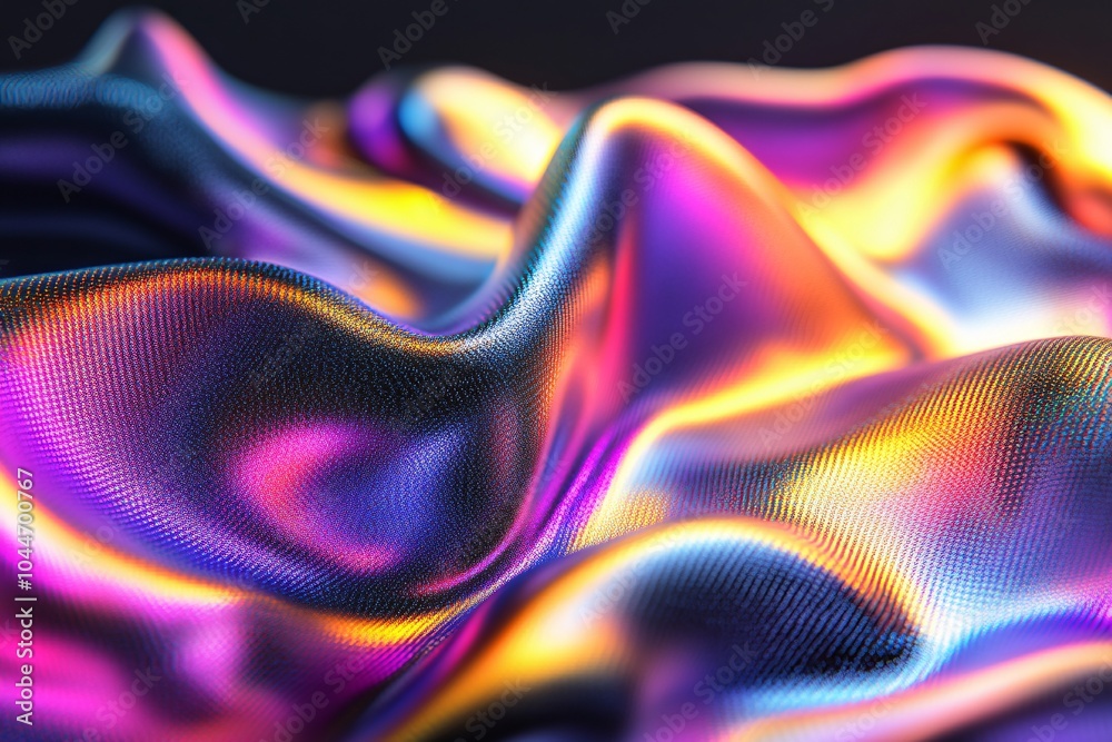 Abstract Iridescent Texture Background - Digital Art Abstract Iridescent Texture Background - Digital Art