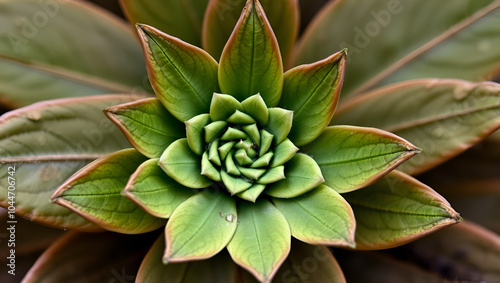 the leaves of a Coulter Pinecone with fibonacci spirals