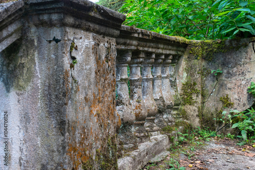 ancient balcony pillars