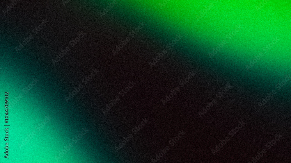 Grainy noise texture background, green gray abstract vibrant glowing color gradient shape on black backdrop, dark banner poster header cover wallpaper design Grainy noise texture background, green gray abstract vibrant glowing color gradient shape on black backdrop, dark banner poster header cover wallpaper design