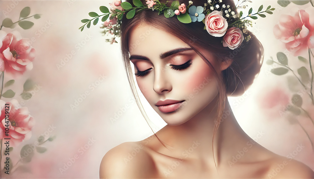 Delicate Floral Dream, Generative Ai Delicate Floral Dream, Generative Ai