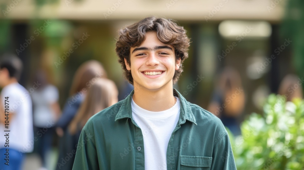 The Young Smiling Boy The Young Smiling Boy