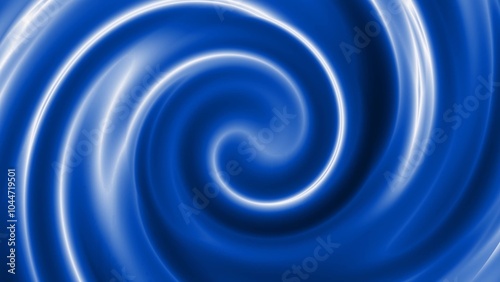 Abstract Blue Swirl Pattern