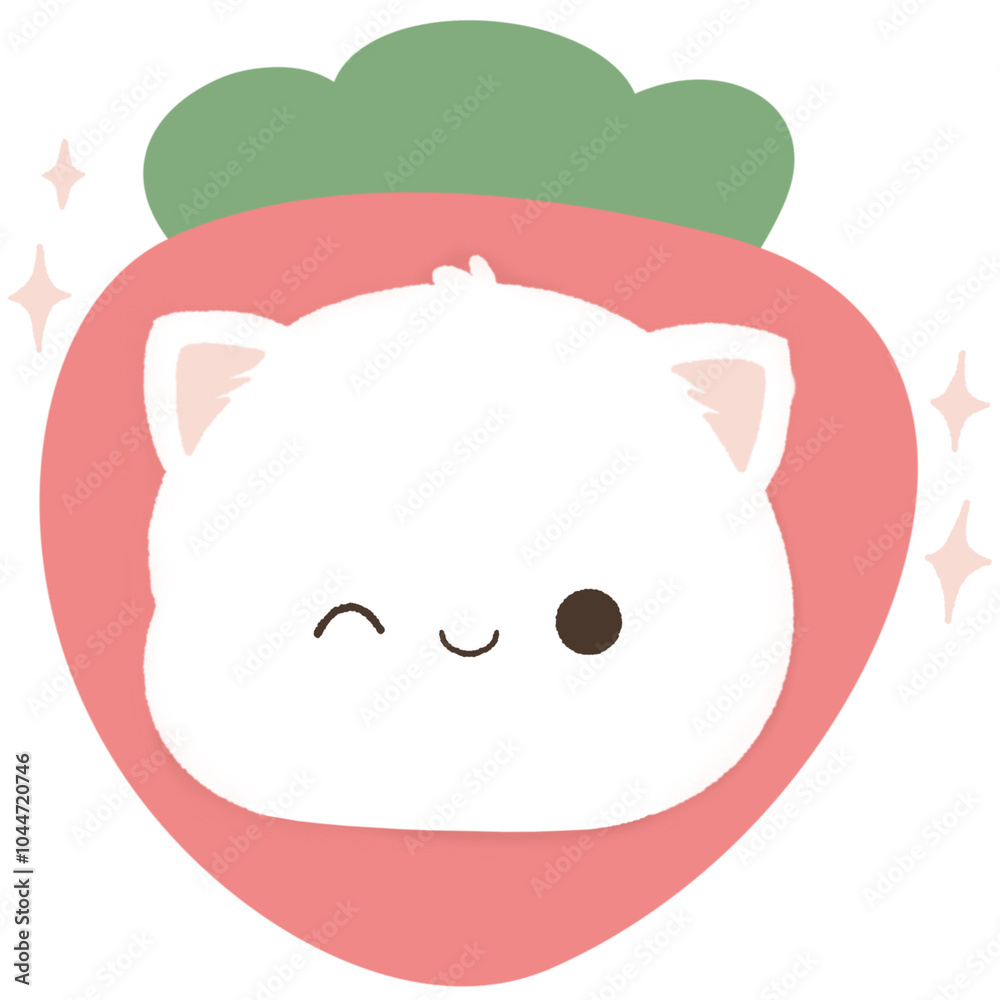 Cat (meow) and berry bliss