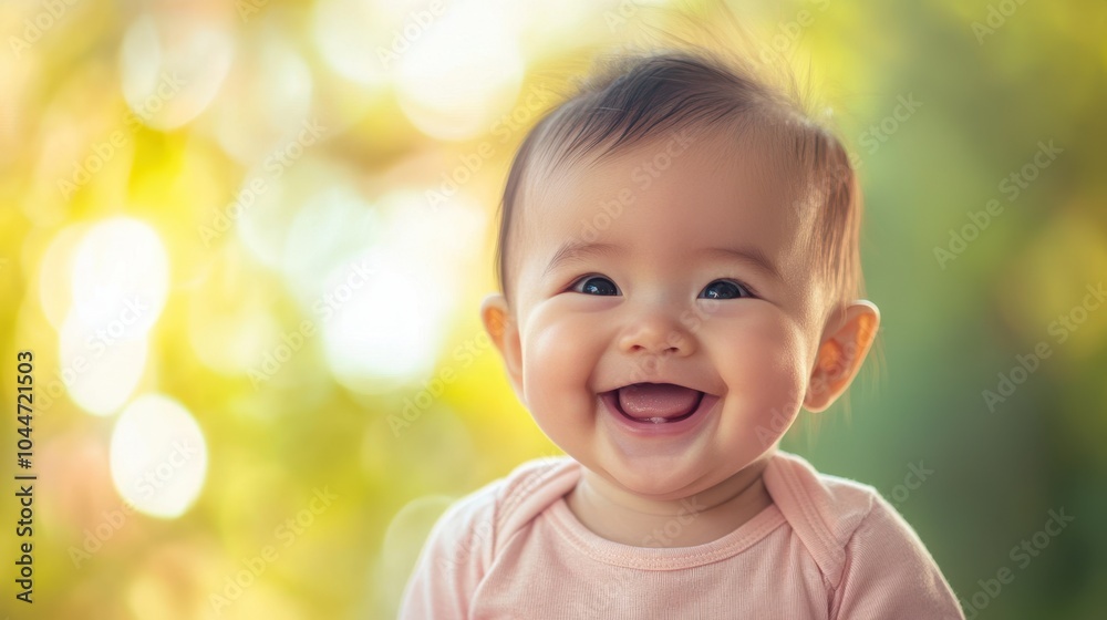 The Happy Baby Smiling The Happy Baby Smiling