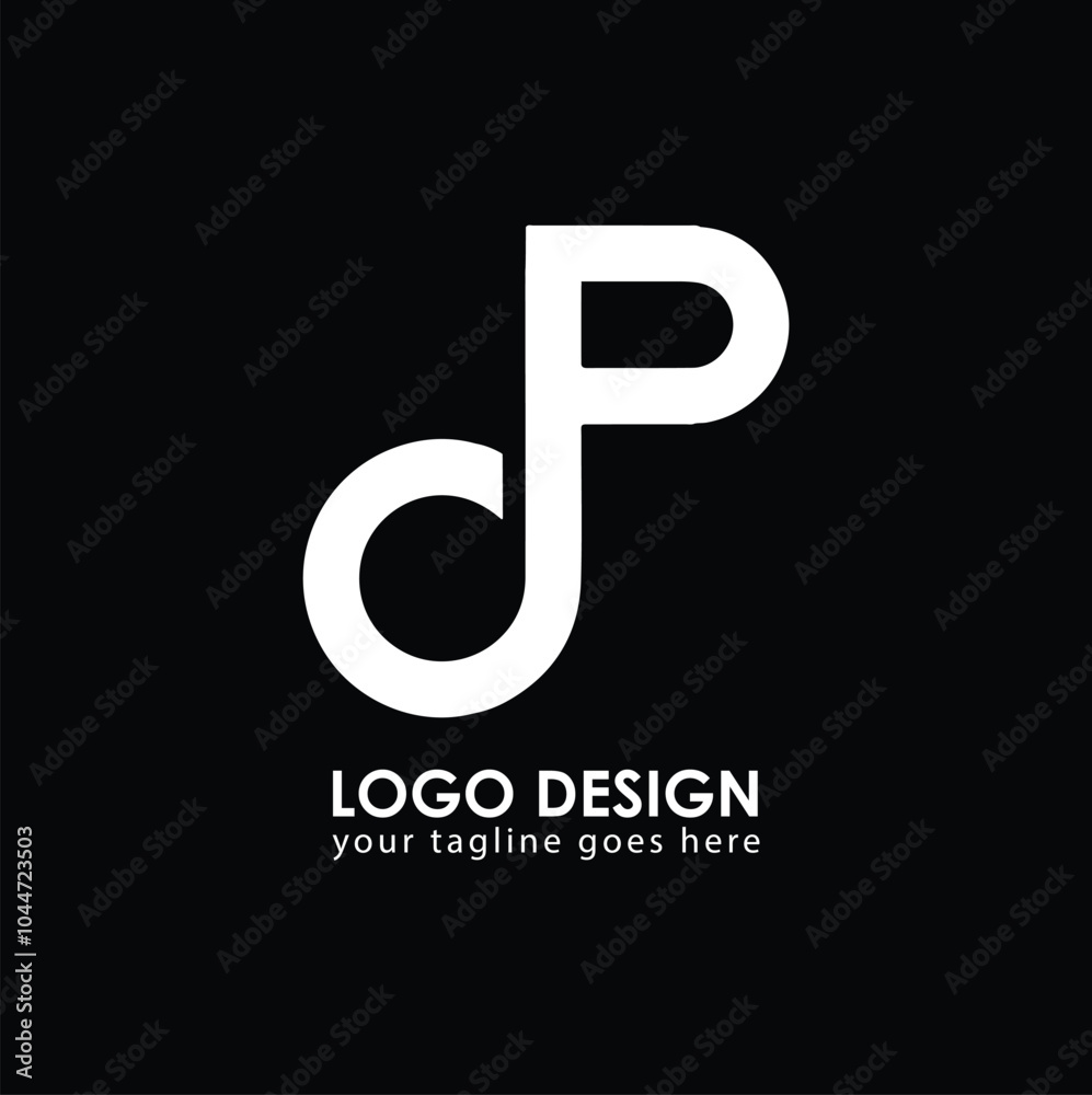 DP OP Logo Design, Creative Minimal Letter OP DP Monogram DP OP Logo Design, Creative Minimal Letter OP DP Monogram