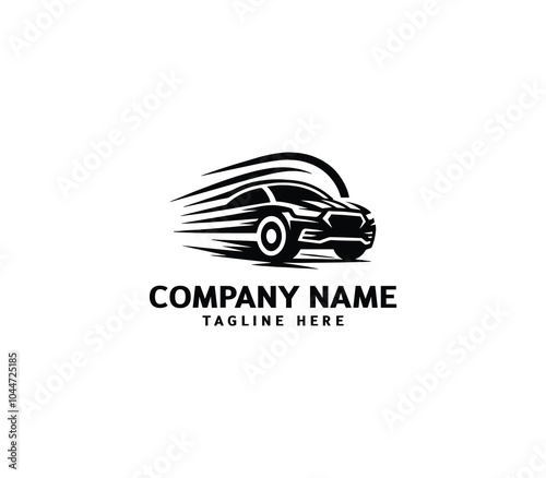 Vector car speed logo design. Speed racing car logo. Automotive logo. Fast car logo. Sports car logo