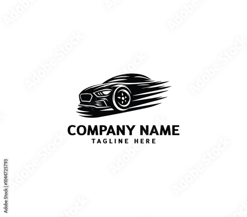 Vector car speed logo design. Speed racing car logo. Automotive logo. Fast car logo. Sports car logo