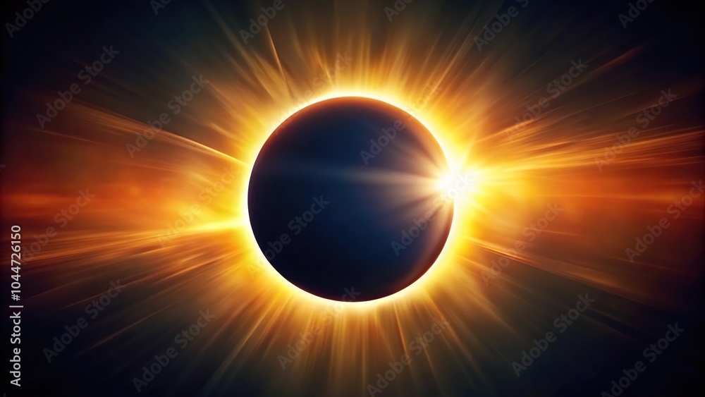 Total solar eclipse with scientific background Total solar eclipse with scientific background