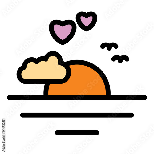 Sunset Icon