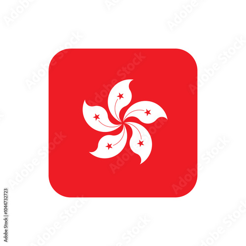 Flag of Hong Kong region, China