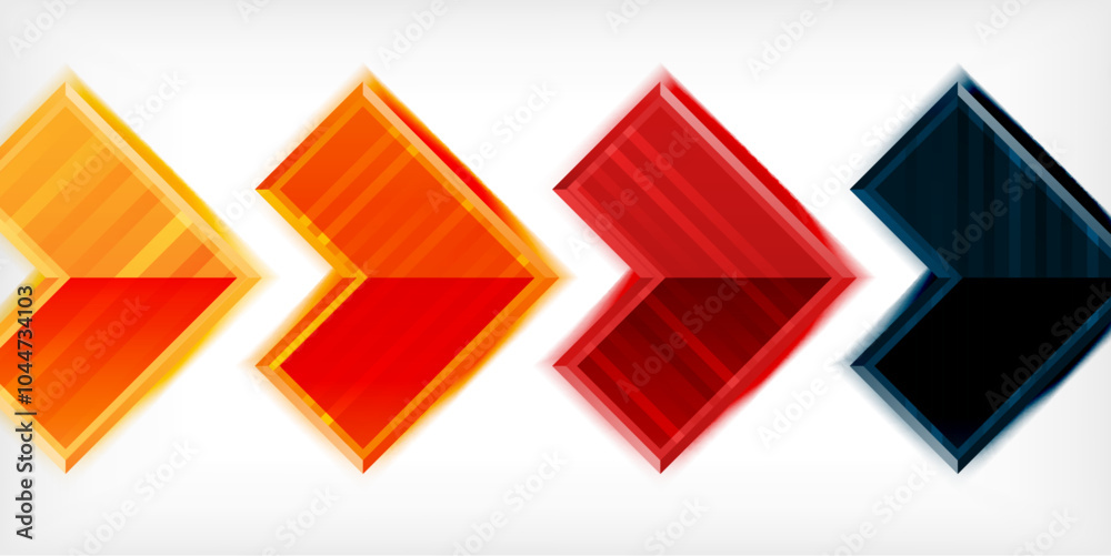 Arrow symbols created with 3d effects and line texture geometric abstract background Arrow symbols created with 3d effects and line texture geometric abstract background