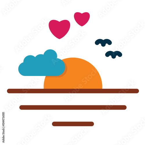 Sunset Icon