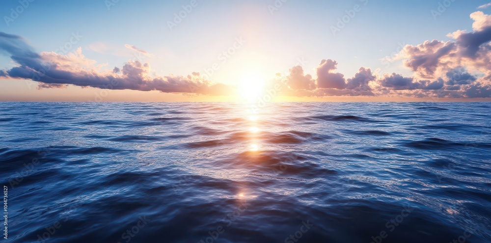 Obraz premium Cheerful sunshine rising bright, filling the world with warmth and joy, illuminating every corner of life.