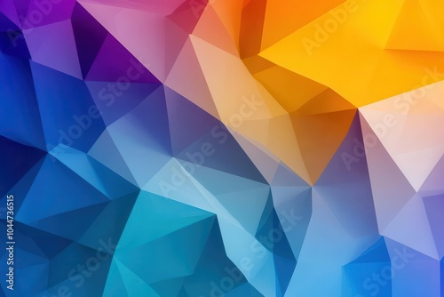 Vibrant geometric abstract background