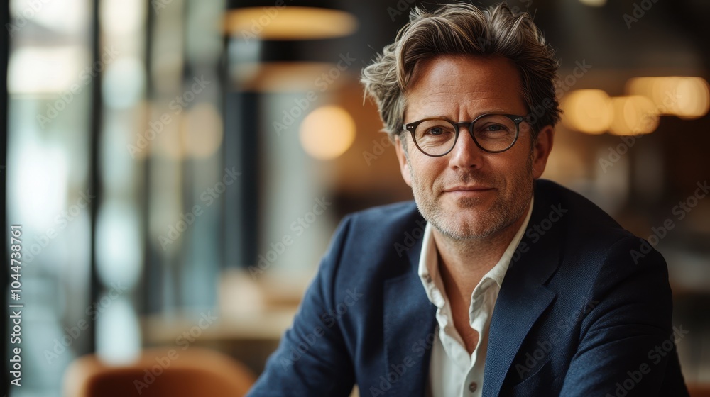 Fototapeta premium The Confident Businessman Portrait