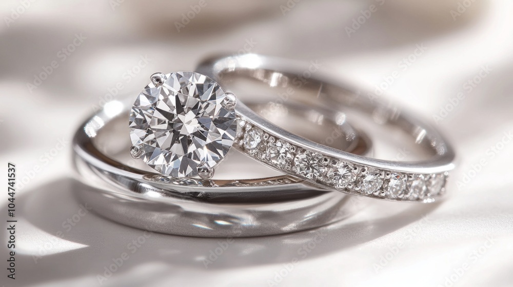 Wedding rings for the bride and groom. Wedding rings for the bride and groom.