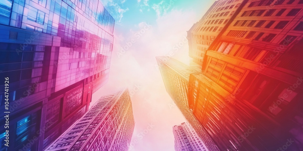 Cityscape with Tall Buildings Cityscape with Tall Buildings