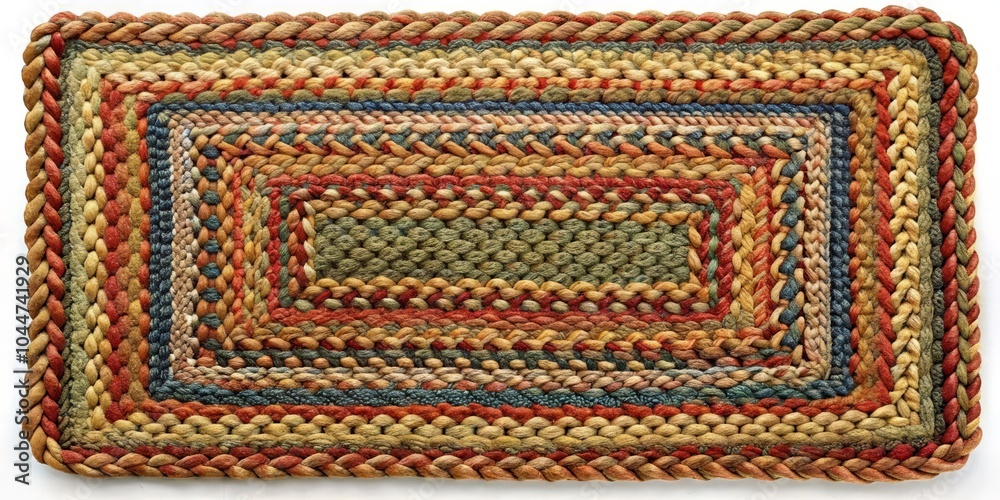Colorful Braided Rugs Adding Vibrance and Texture to Home Decor in a Cozy Living Space Setting Colorful Braided Rugs Adding Vibrance and Texture to Home Decor in a Cozy Living Space Setting