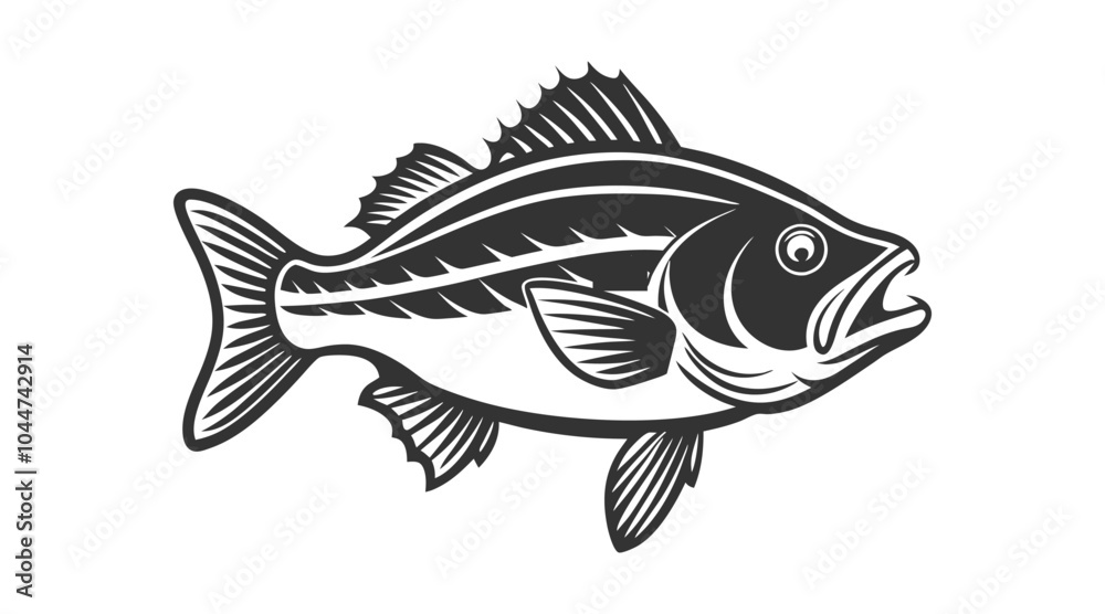 Fish Vector art and illustration, Fish icon and Fish Design Fish Vector art and illustration, Fish icon and Fish Design